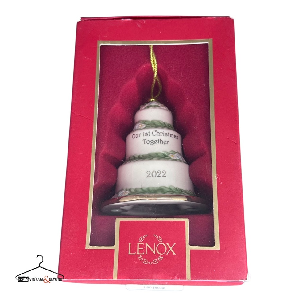Lenox Our 1st Christmas Together 2022 Ornament NIB